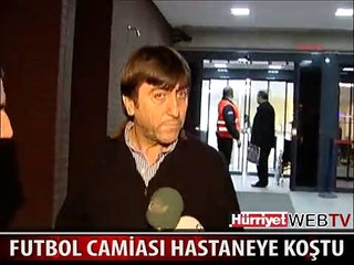 FUTBOL CAMİASI HASTANEYE KOŞTU