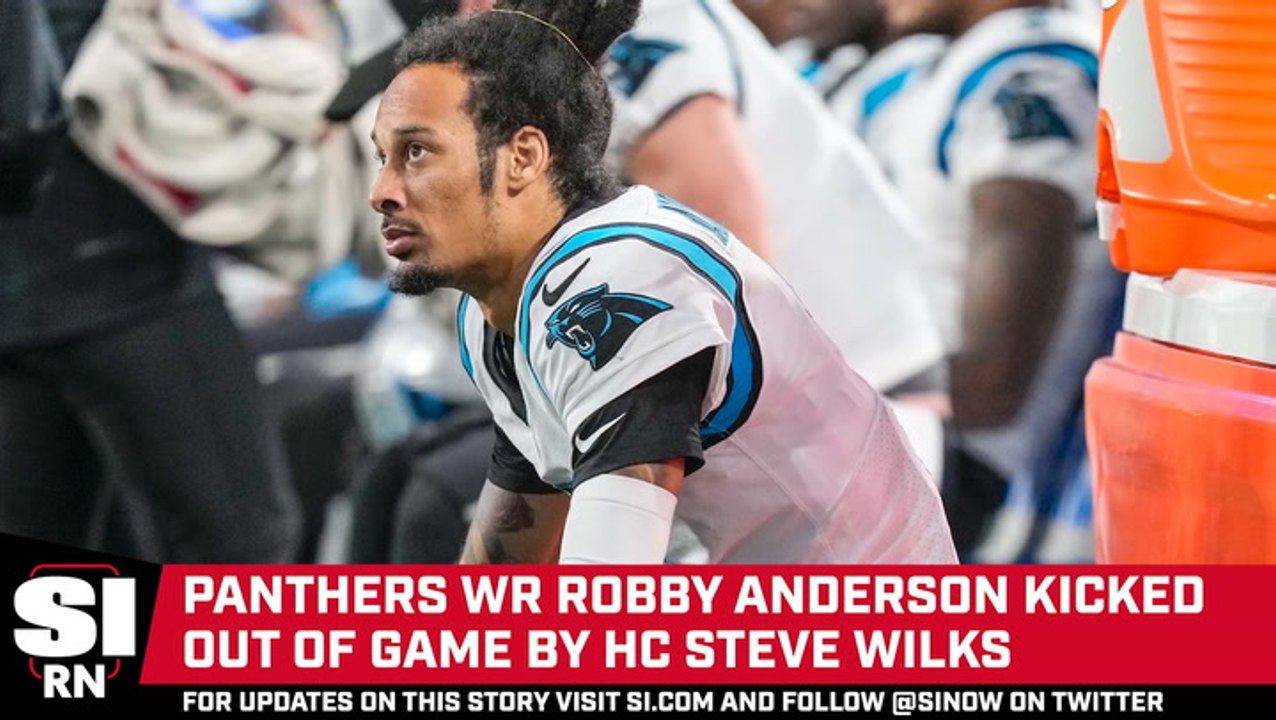Panthers' Robby Anderson Kicked Out of Game for Arguing With Coaches