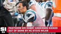 Panthers' Robby Anderson Kicked Out of Game for Arguing With Coaches