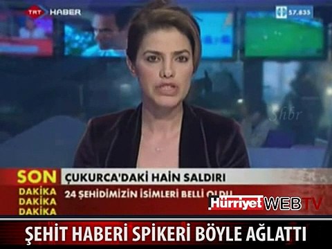 SPİKER CANLI YAYINDA GÖZYAŞLARINA BOĞULDU