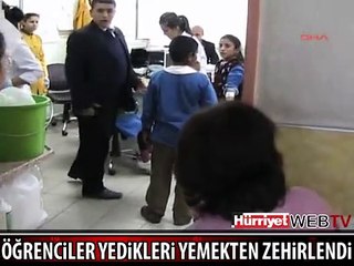 40 MİNİK ÖĞRENCİ YEMEKTEN ZEHİRLENDİ