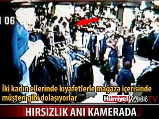 İŞTE PERDELEME USULÜ HIRSIZLIK ANI