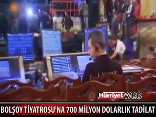 BOLŞOY TİYATROSU YENİDEN PERDELERİNİ AÇTI