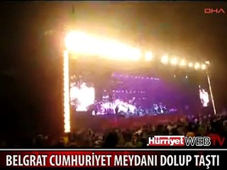 BELGRAT CUMHURİYET MEYDANI DOLUP TAŞTI
