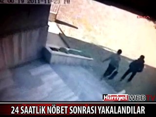 HIRSIZLAR APARTMANA BÖYLE GELDİ