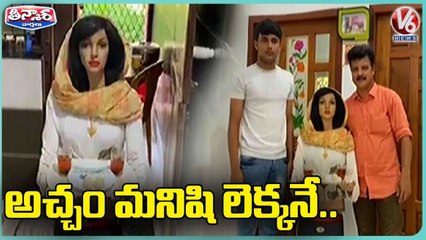 Kerala Intermediate Students Creates His Own Robot _ V6 Weekend Teenmaar