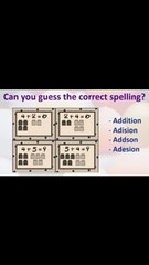 Spelling of the word is correct or not correct.