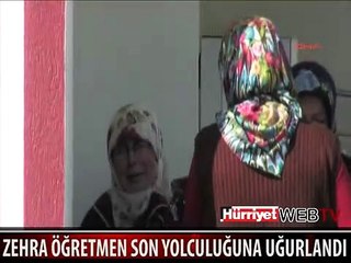 ZEHRA ÖĞRETMEN GÖZYAŞLARIYLA UĞURLANDI