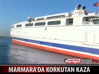 MARMARA'DA BÜYÜK TEHLİKE ATLATILDI