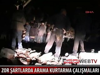 ARAMA KURTARMA ÇALIŞMALARINDAN GÖRÜNTÜLER