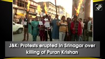 Jammu and Kashmir: Protests erupt in Srinagar over killing of Kashmiri Pandit