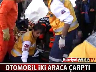 TOKAT'TA YARALILAR YERLERE SAÇILDI