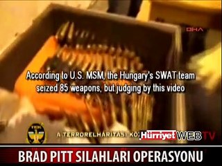 BRAD PITT'İN SİLAHLARINA POLİS EL KOYDU