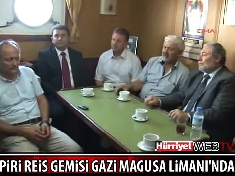 PİRİ REİS GEMİSİ YAKIT İKMALİ İÇİN GAZİ MAGUSA LİMANI'NDA