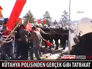 POLİSİN TATBİKATI GERÇEĞİNİ ARATMADI