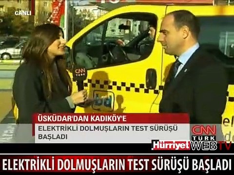 ÜSKÜDAR'DAN KADIKÖY'E ELEKTRİKLİ DOLMUŞ