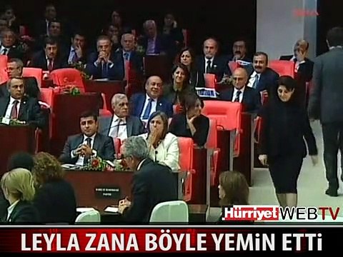 LEYLA ZANA BÖYLE YEMİN ETTİ