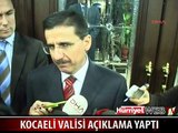 KOCAELİ VALİSİNDEN AÇIKLAMA