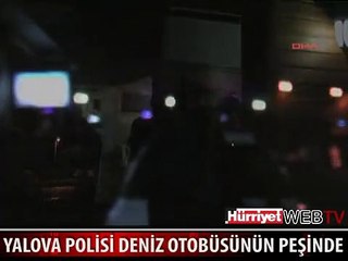 YALOVA POLİSİ ZODYAKLA DENİZE AÇILDI