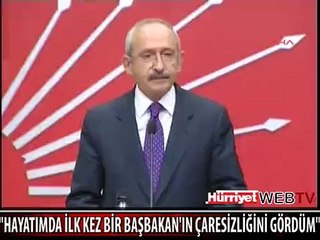 HAYATIMDA İLK KEZ BİR BAŞBAKAN'IN ÇARESİZLİĞİNİ GÖRDÜM