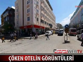 YIKILAN OTELİN GÖRÜNTÜLERİ
