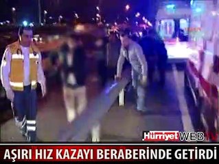 ZEYTİNBURNU'NDA ARAÇ TAKLA ATARAK DURABİLDİ
