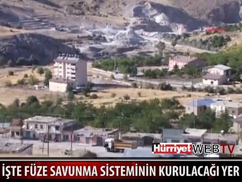 FÜZE SAVUNMA SİSTEMİ İŞTE BURAYA KURULACAK