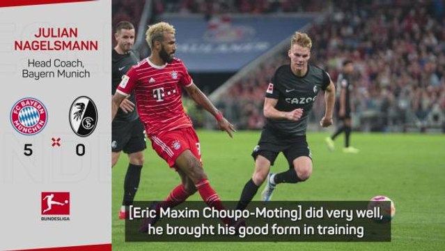 You can rely on Choupo-Moting - Nagelsmann after Freiburg rout