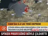 SPİKER CANLI YAYINDA PROFESÖRÜ BÖYLE ÇILDIRTTI