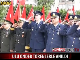 BÜYÜK ÖNDER ATATÜRK TÜM YURTTA BÖYLE ANILDI