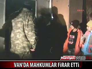 VAN'DA 150 MAHKUM KAÇTI