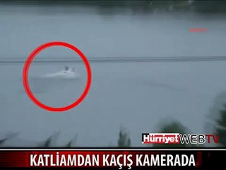 KATLİAMDAN KAÇIŞI AMATÖR KAMERA GÖRÜNTÜLEDİ