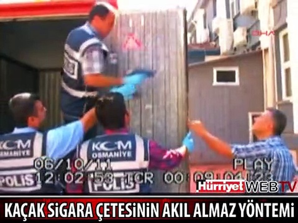 İŞTE AKIL ALMAZ SİGARA KAÇAKÇILIĞI