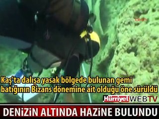15 METRE DERİNLİKTE HAZİNE BULUNDU