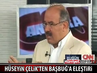 HÜSEYİN ÇELİK BAŞBUĞ'U ELEŞTİRDİ