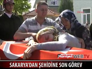ŞEHİT ASKER SON YOLCULUĞUNA UĞURLANDI