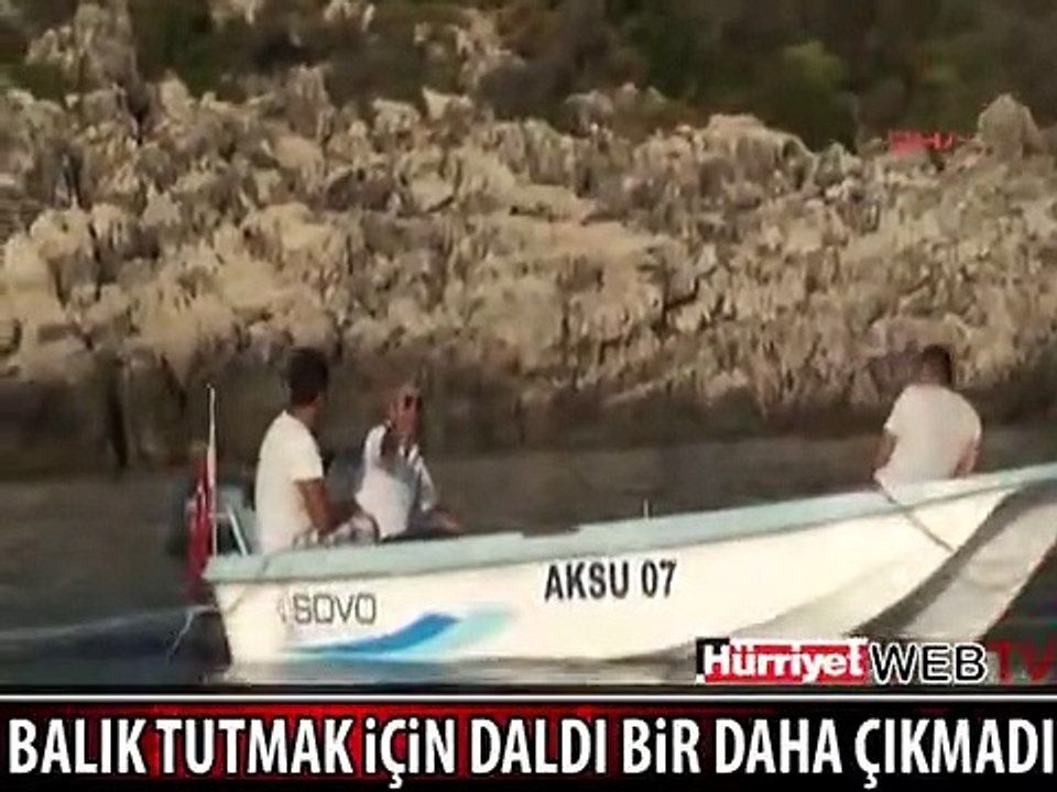 BALIK TUTMAK İÇİN DALDI BİR DAHA ÇIKMADI