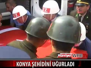 ŞEHİT UZMAN ÇAVUŞ SON YOLCULUĞUNA UĞURLANDI