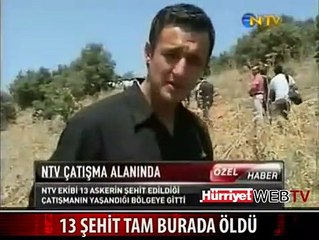 13 ŞEHİT TAM BURADA ÖLDÜ