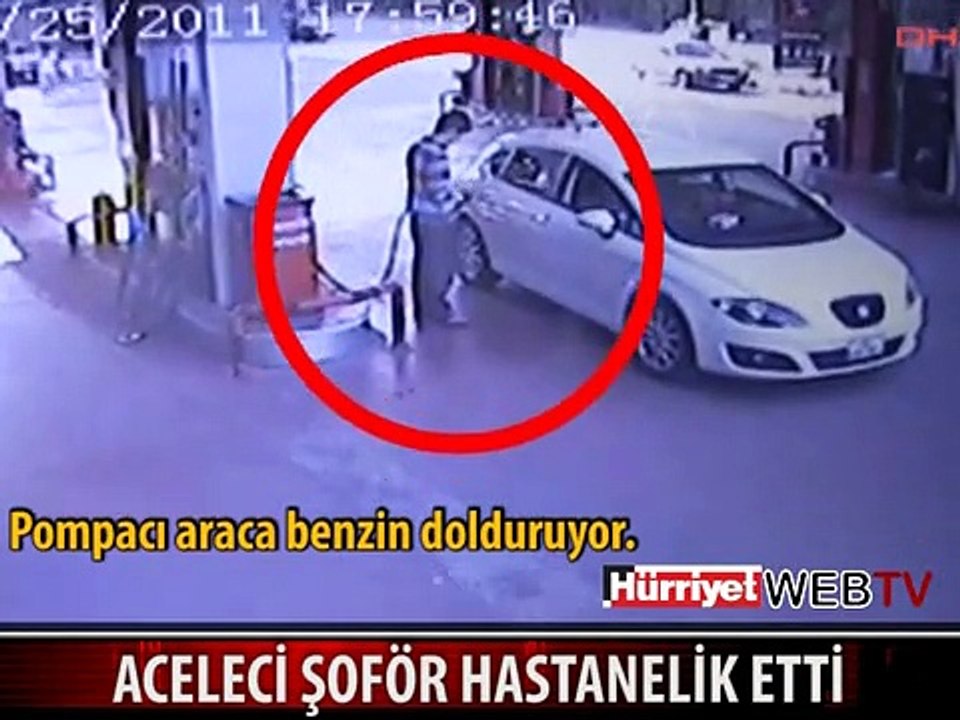 BENZİN İSTASYONUNDA DEHŞET