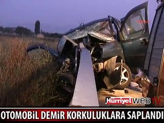 DEMİR KORKULUKLARA OK GİBİ SAPLANDI