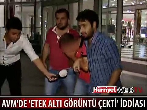 KADINLARIN ETEK ALTI GÖRÜNTÜLERİNİ ÇEKERKEN YAKALANDI