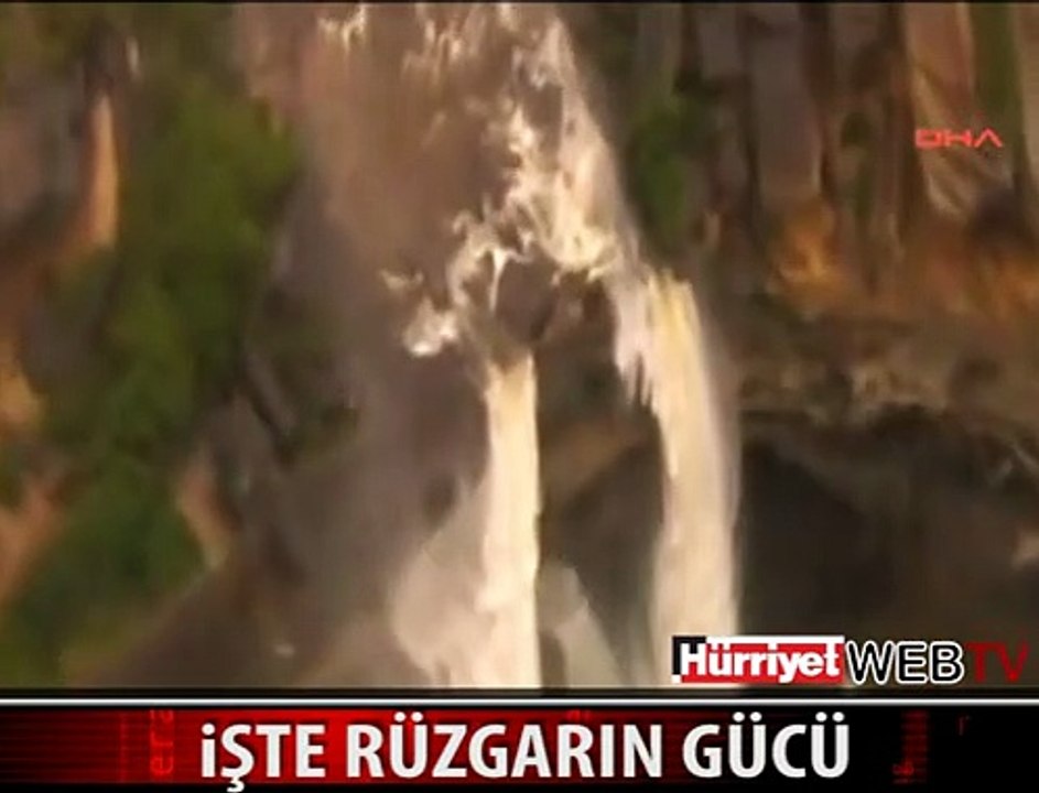 ŞELALE BİLE TERS AKMAYA BAŞLADI