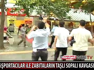 ANKARA'DA ZABITA - İŞPORTACI KAVGASI