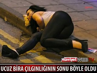 UCUZ BİRA ÇILGINLIĞI SONRASI GÖRÜNTÜLER