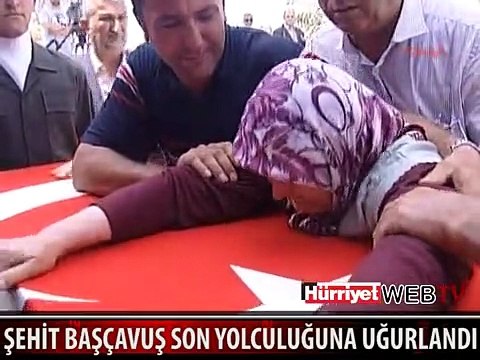 ŞEHİT BAŞÇAVUŞ SON YOLCULUĞUNA BÖYLE UĞURLANDI