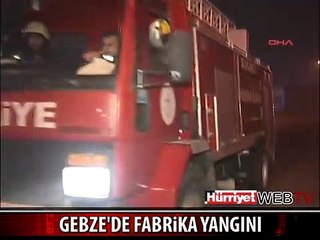 FABRİKA ALEV ALEV YANDI