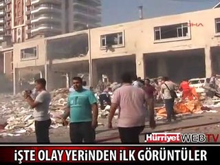 Ş.URFA'DA BENZİN İSTASYONUNDA BÜYÜK PATLAMA