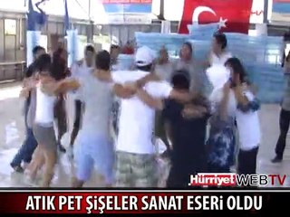 ATIK PET ŞİŞELERDEN BUNLARI YAPTILAR