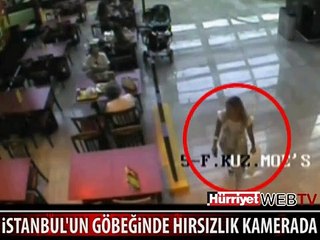 İŞTE ÜNLÜ AVM'DEKİ HIRSIZLIK ANI